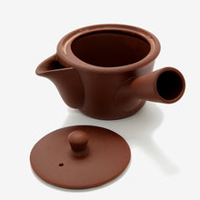 Lade das Bild in den Galerie-Viewer, Kyusu Akai Tipotto Teekanne mit integriertem Metallsieb fuer Japan Gruen Tee
