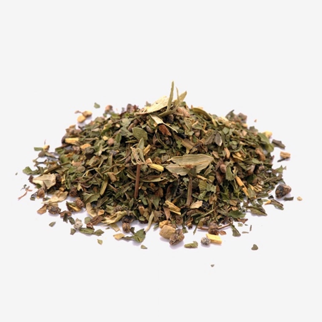 gesunder Kraeuter Tee,BIO, Alaska Mint aus Pfefferminz, Kardamom, Süßholz, ätherisches Basilikum- und Nelkenöl