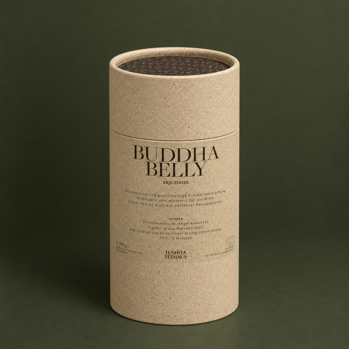 Buddha Belly Kräutertee in der Vorratsdose – Tushita Teehaus
