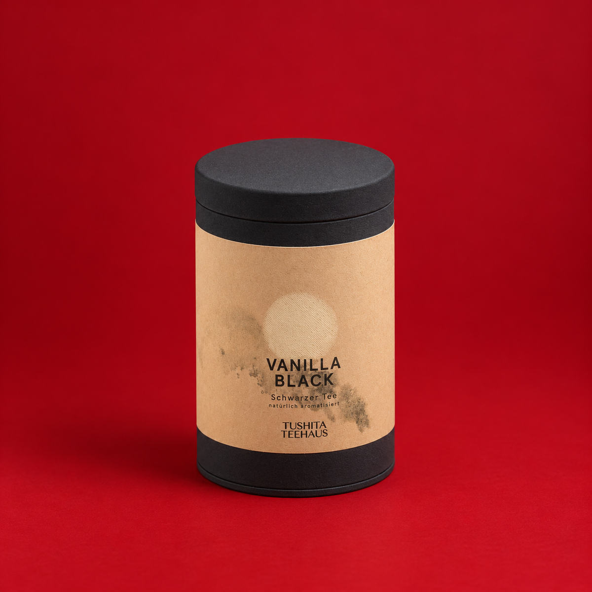 Vanilla Black Schwarzer Tee in der Aromadose – Tushita Teehaus