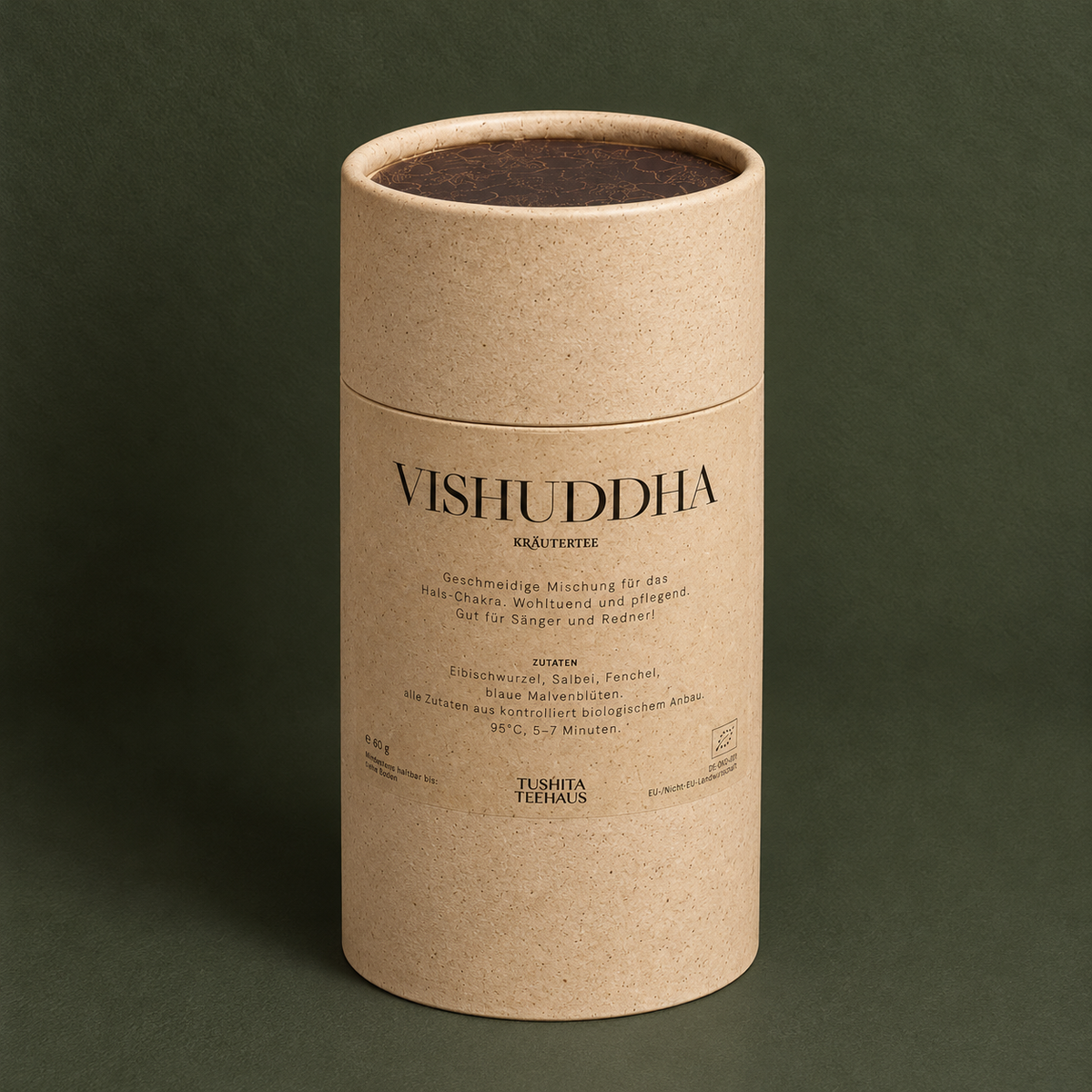 Vishuddha Kräutertee in der Vorratsdose – Tushita Teehaus
